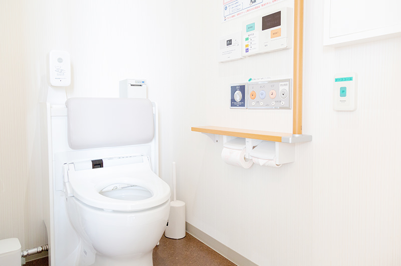 女性専用トイレに尿流測定装置を設置